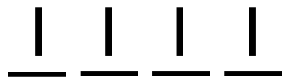 Stick notation: Ta Ta Ta Ta